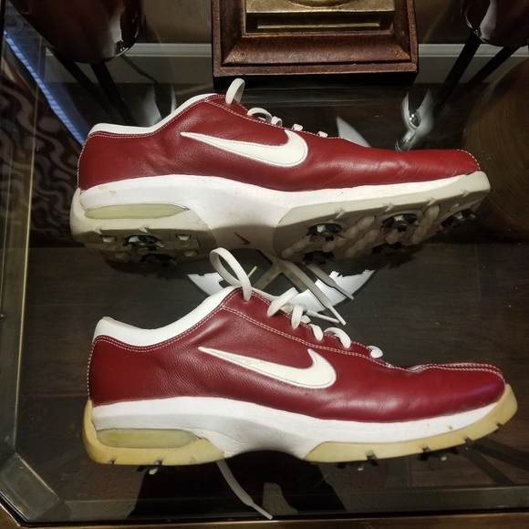 WOMEN'S LEATHER NIKE GOLF SHOES SZ.10.5 NARROW - Picture 2 of 6